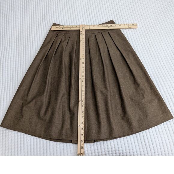 brooks brothers vitale barberis canonico 100% wool skirt vintage size 8 - Picture 10 of 12